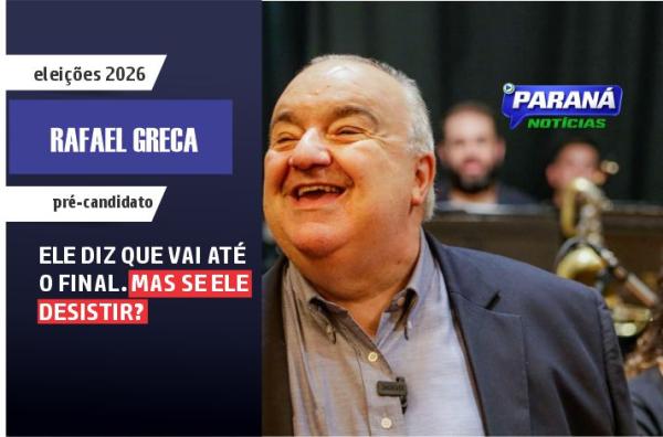 Editorial: O que aconteceria se Rafael Greca desistisse da disputa ao governo?